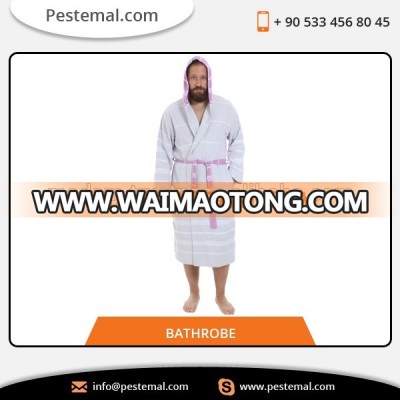 100% Cotton Made Soft Turkish/Pastemal Bathrobe Available from Leading Manufacturer